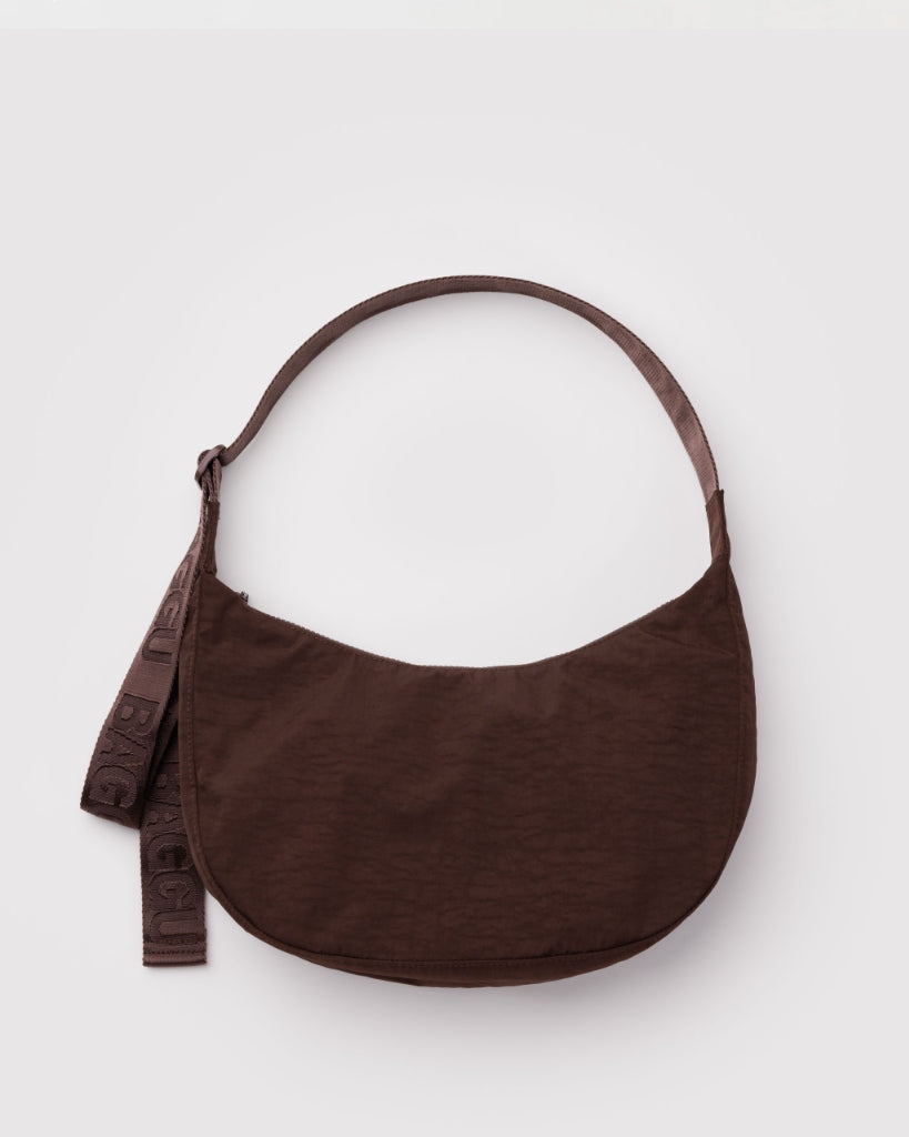 Medium Crescent Bag - Coffee