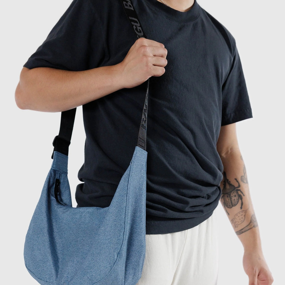 
                      
                        Medium Crescent Bag - Digital Denim
                      
                    