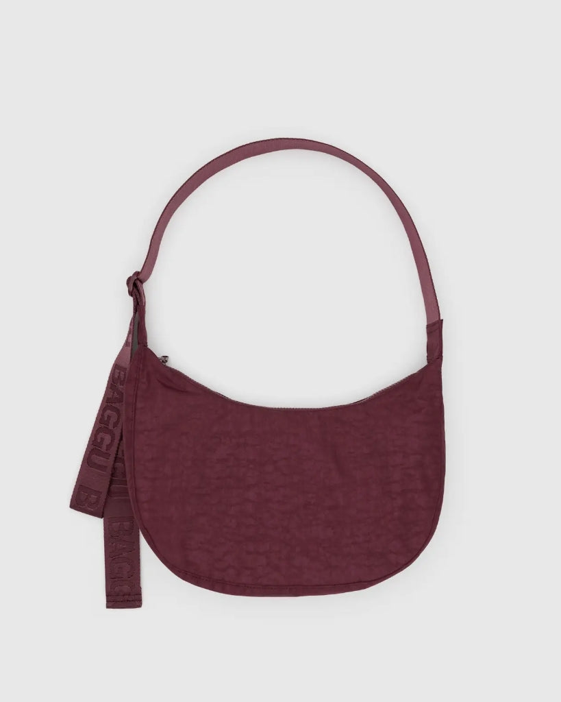 Medium Crescent Bag - Mahogany
