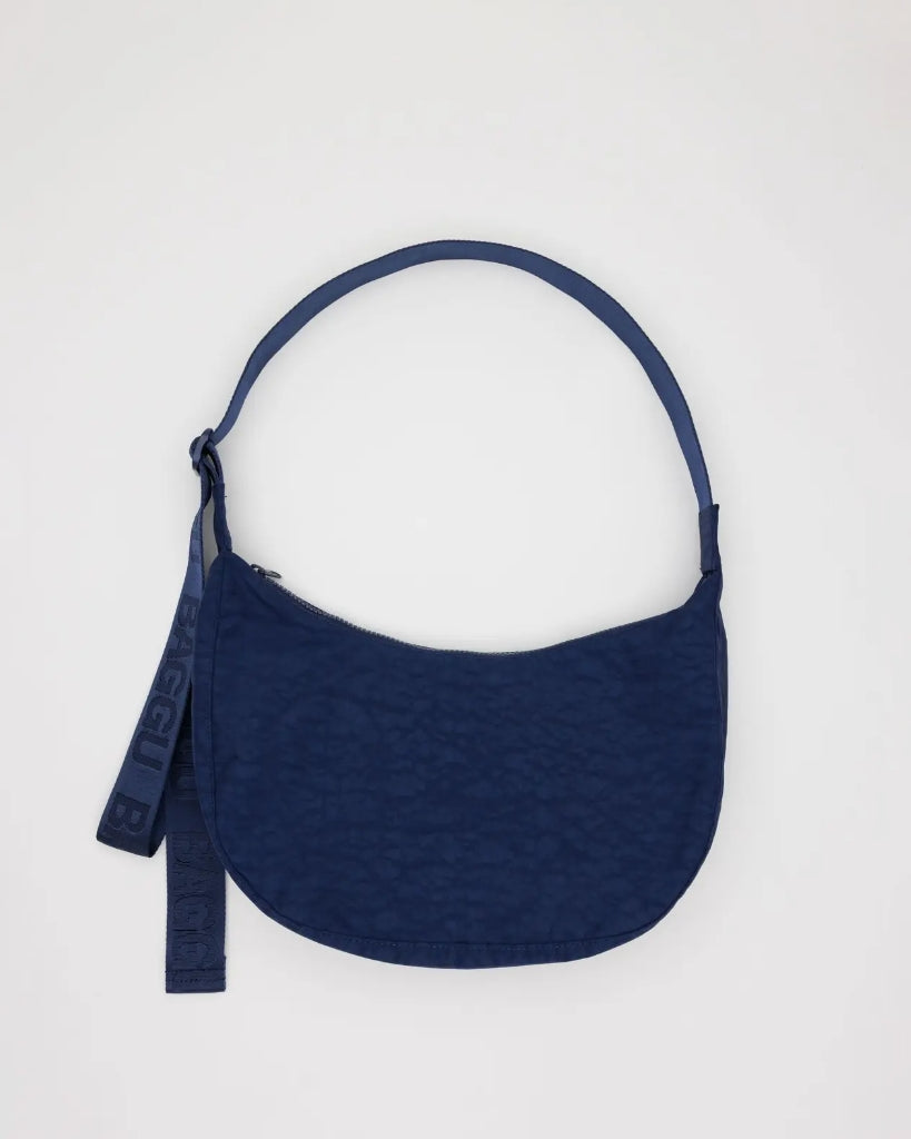 Medium Crescent Bag - Navy