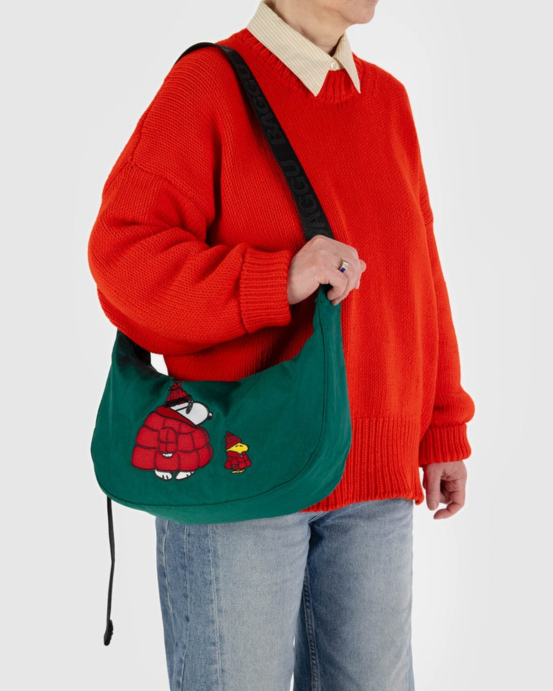 
                      
                        Medium Crescent Bag - Peanuts Snoopy & Woodstock
                      
                    