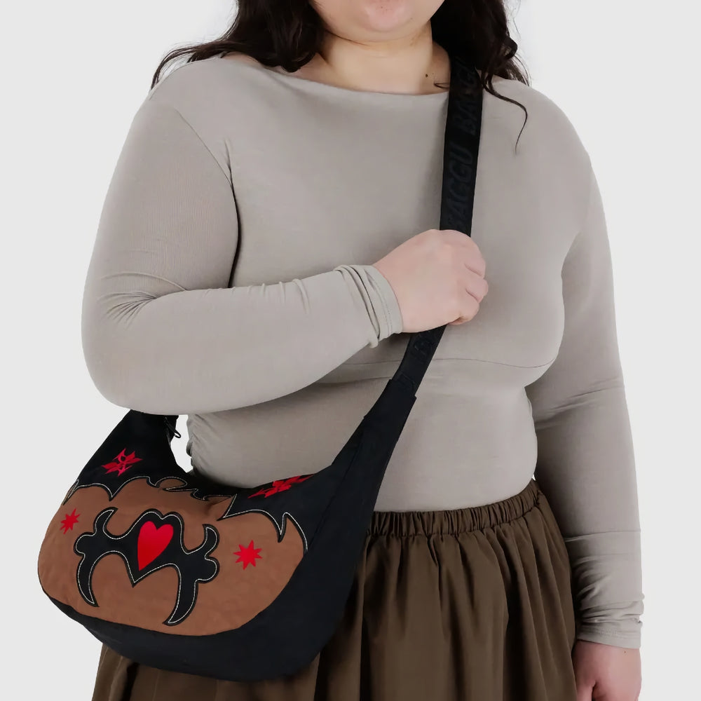 Medium Crescent Bag - Western Appliqué [PRE ORDER]