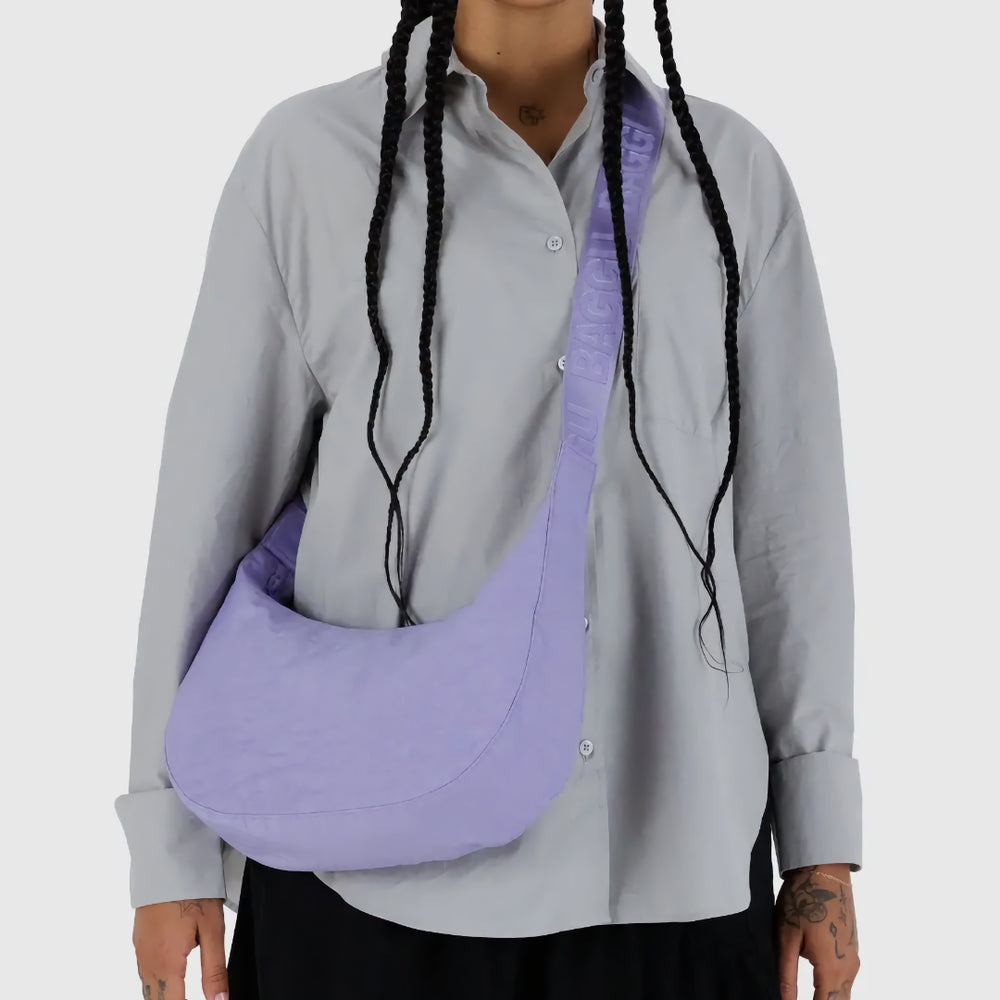Medium Crescent Bag - Wisteria