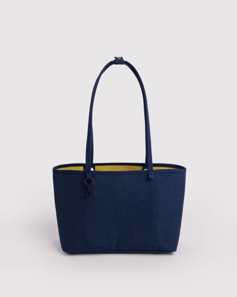 Medium Nylon Reversible Tote - Navy Mix