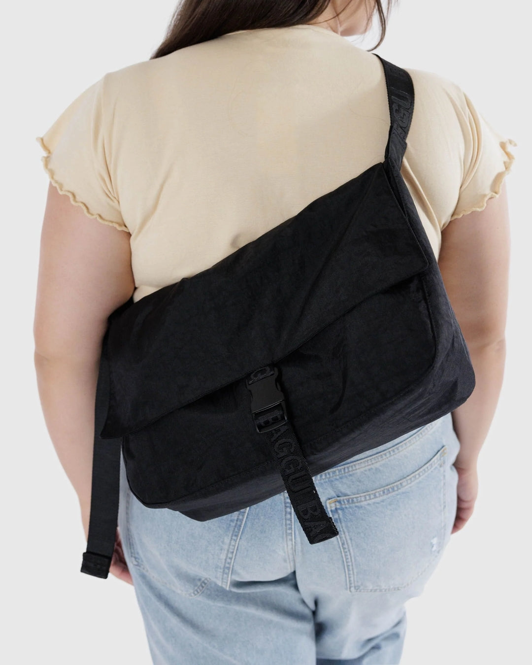 Nylon Messenger Bag - Black [PRE ORDER]