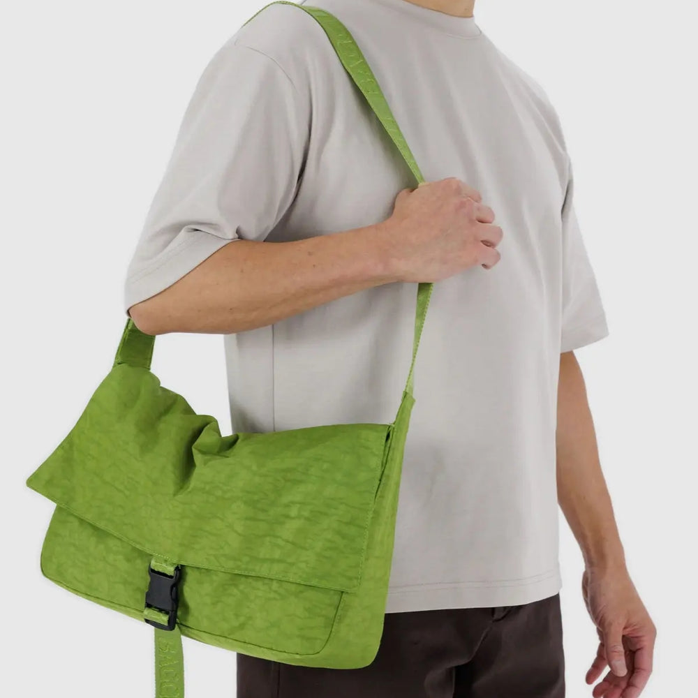 Nylon Messenger Bag - Green Juice [PRE ORDER]