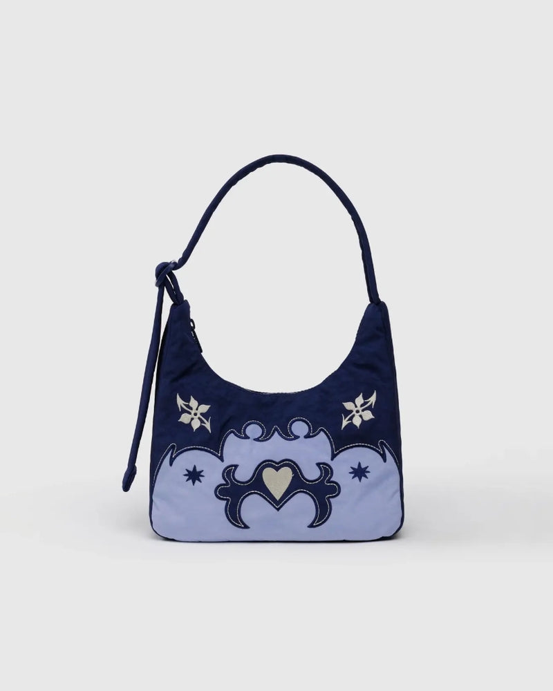 Mini Nylon Shoulder Bag - Western Appliqué [PRE ORDER]