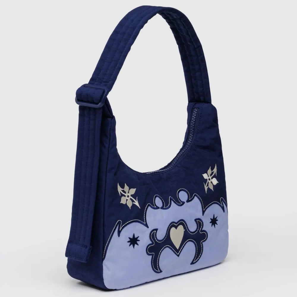 
                      
                        Mini Nylon Shoulder Bag - Western Appliqué [PRE ORDER]
                      
                    