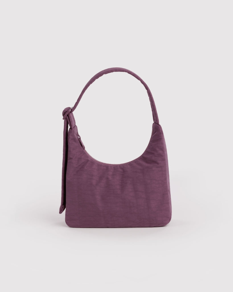 Mini Nylon Shoulder Bag - Wild Plum