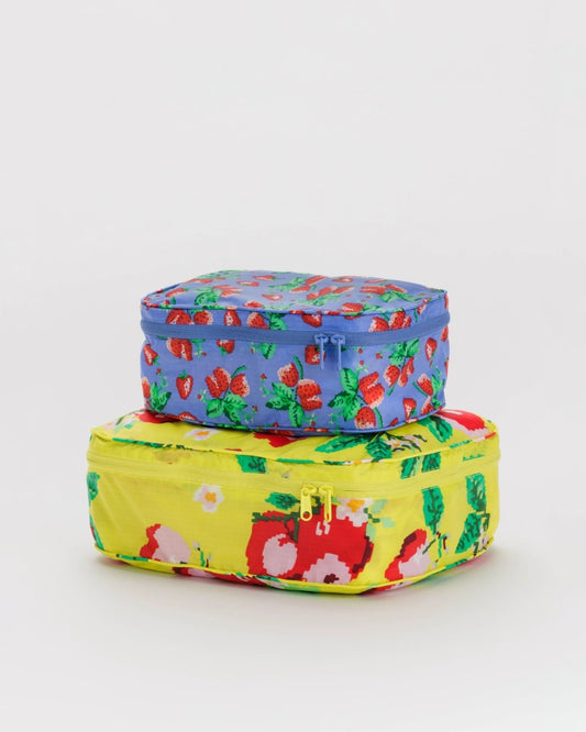 Storage Cube Set - Needlepoint Fruit