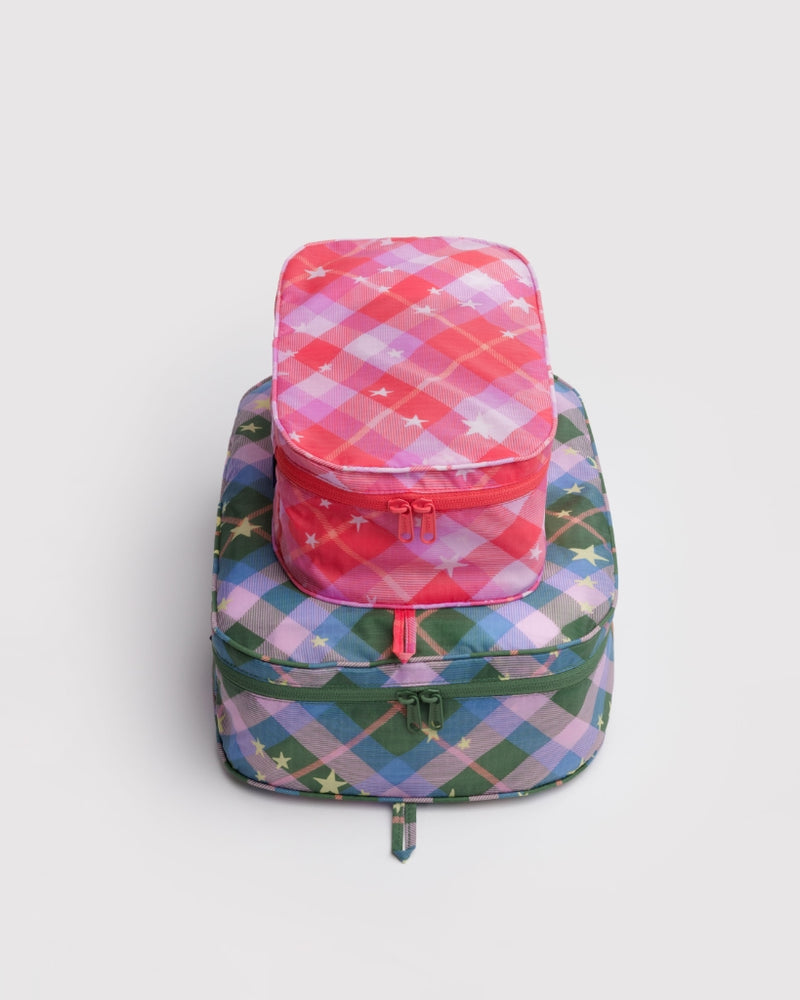 Packing Cube Set - Star Plaid [PRE ORDER]