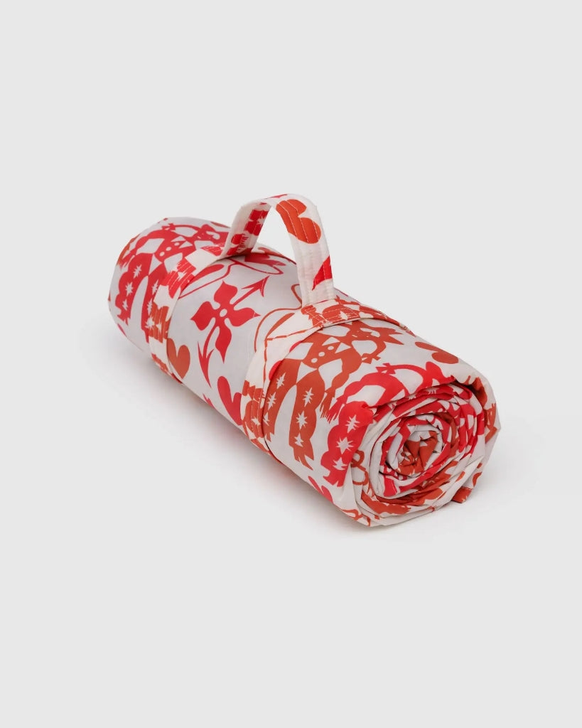 Puffy Picnic Blanket - Cowgirl