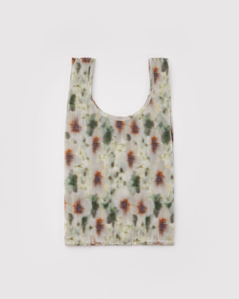 Pleated Reusable Bag - Abstract Floral
