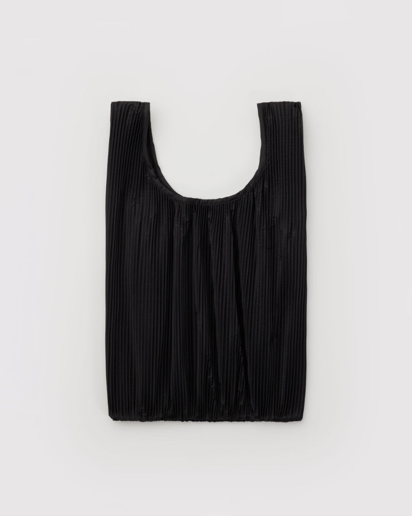 Pleated Reusable Bag - Black