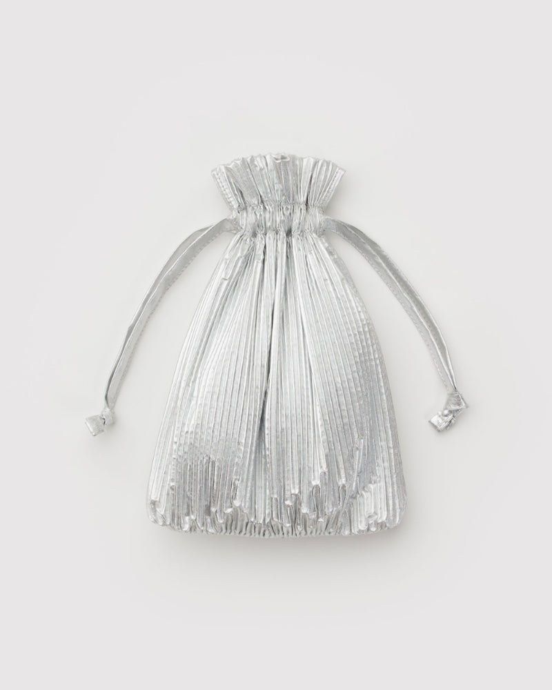 
                      
                        Pleated Reusable Bag - Chrome Metallic
                      
                    