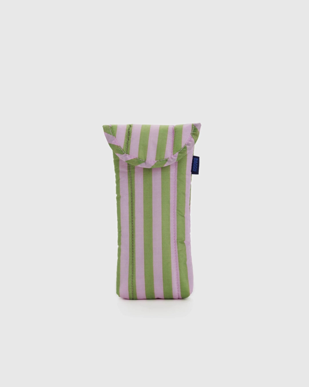 Puffy Glasses Case - Avocado Candy Stripe