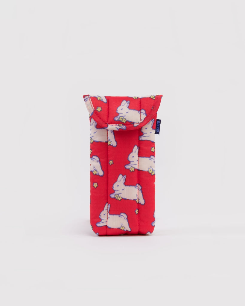 Puffy Glasses Case - Bunnies