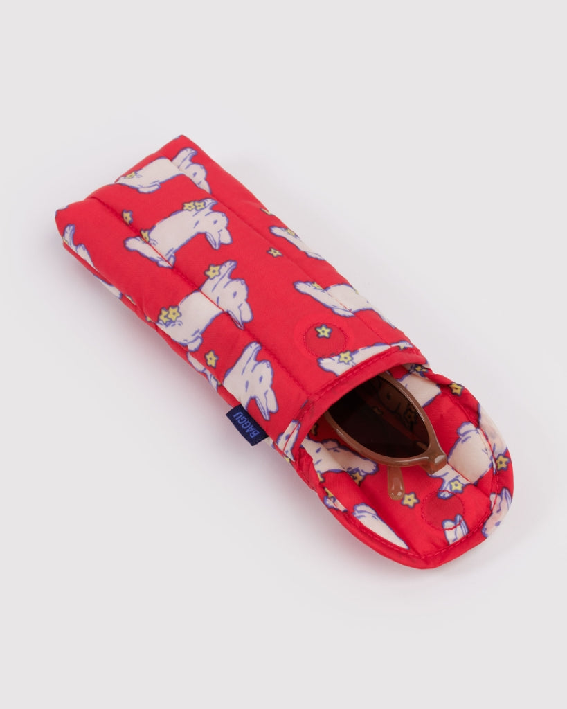 Puffy Glasses Case - Bunnies
