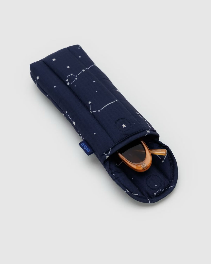 Puffy Glasses Case - Constellation Midnight