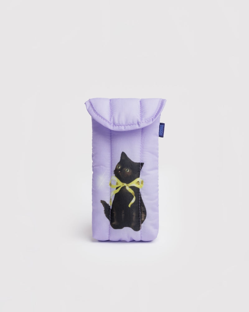 Puffy Glasses Case - Fancy Cats