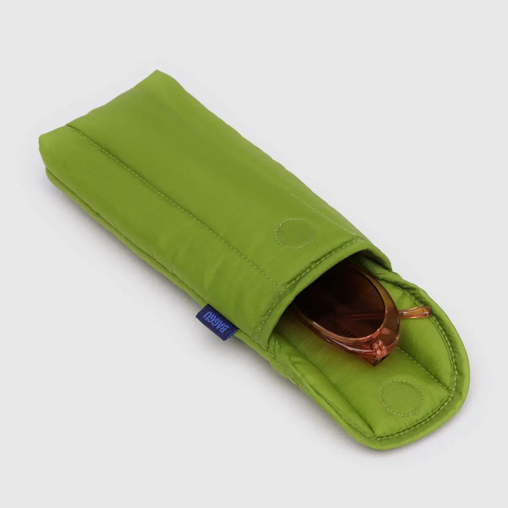 Puffy Glasses Case - Green Juice