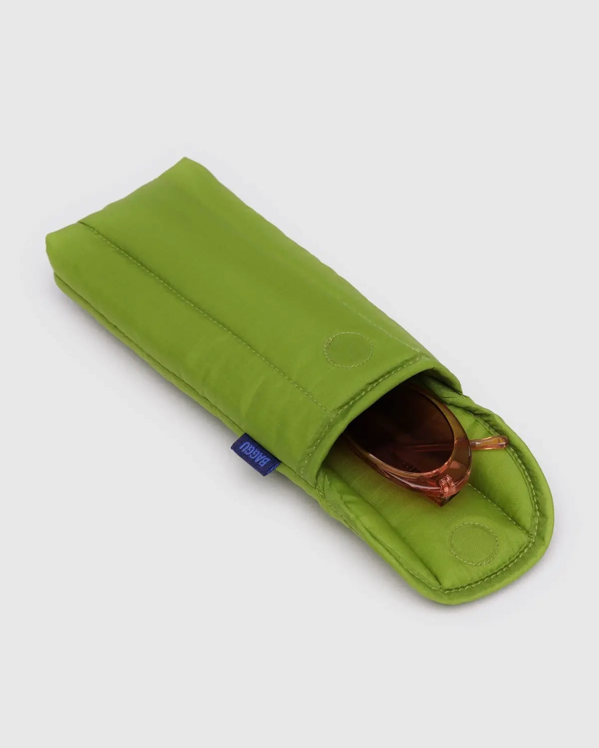 Puffy Glasses Case - Green Juice