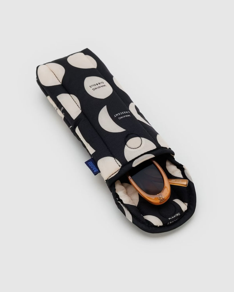 Puffy Glasses Case - Moon