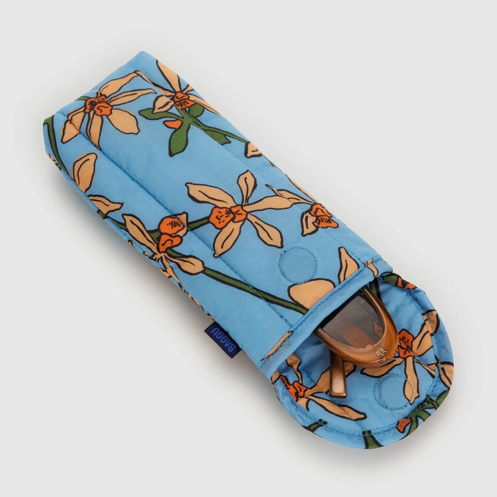 Puffy Glasses Case - Orchid