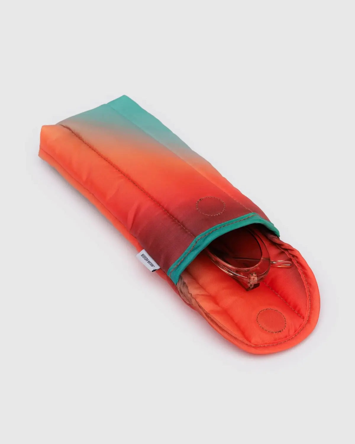 Puffy Glasses Case - Rain