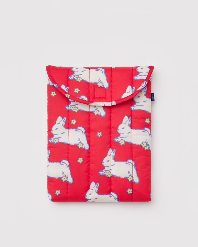 Puffy Laptop Sleeve - Bunnies