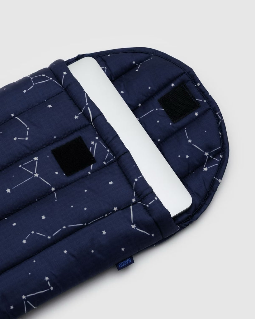 Puffy Laptop Sleeve - Constellation Midnight