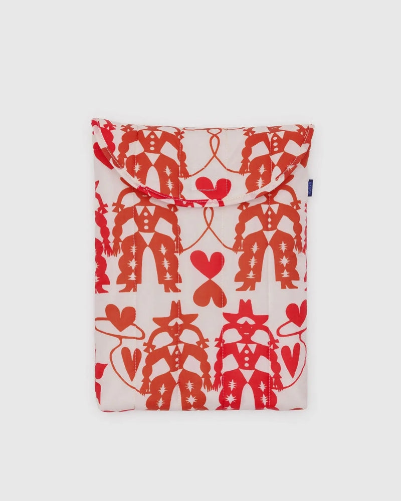 Puffy Laptop Sleeve - Cowgirl