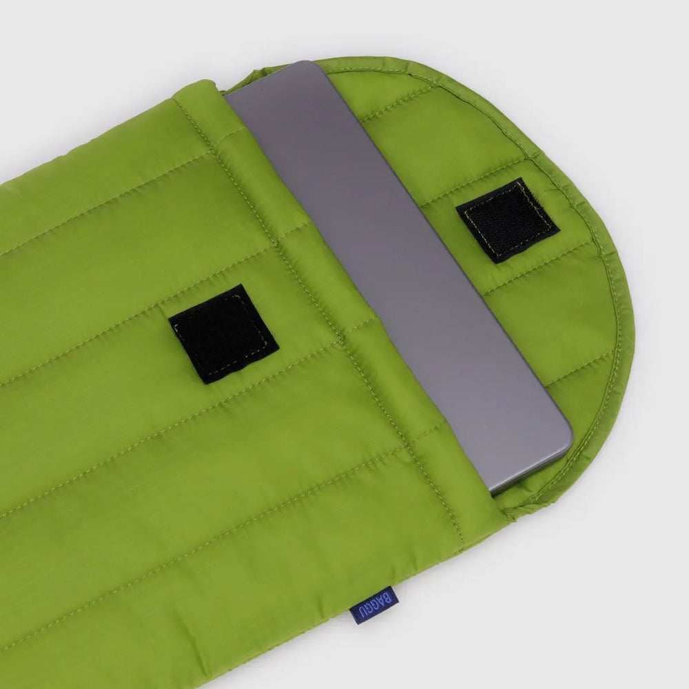 Puffy Laptop Sleeve - Green Juice