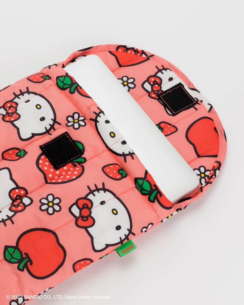 Puffy Laptop Sleeve - Hello Kitty Apple
