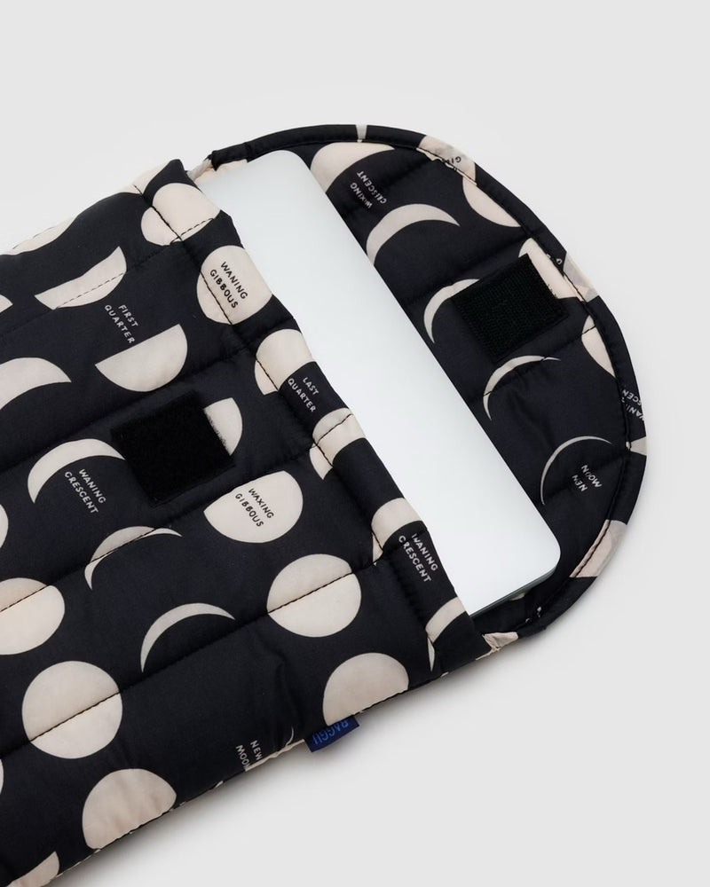 Puffy Laptop Sleeve - Moon