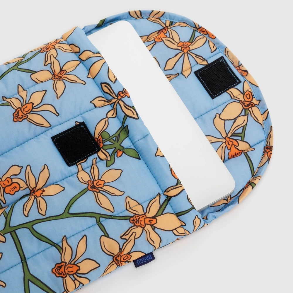 Puffy Laptop Sleeve - Orchid