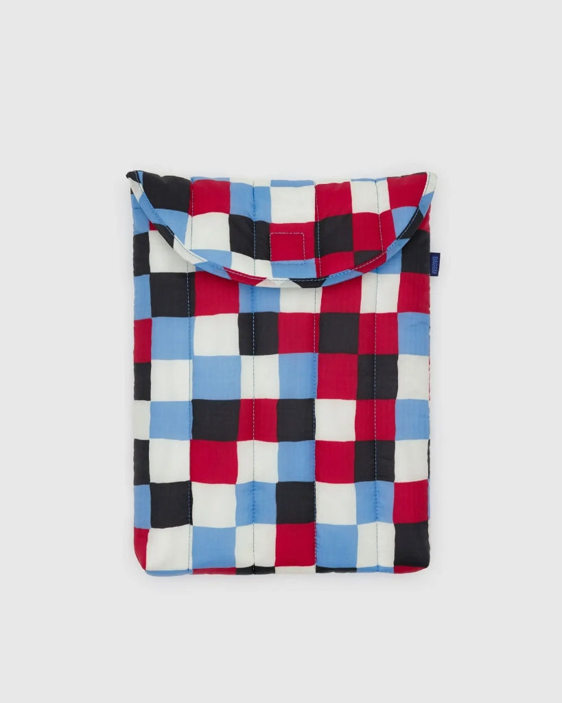 Puffy Laptop Sleeve - Painted Check [PRE ORDER]