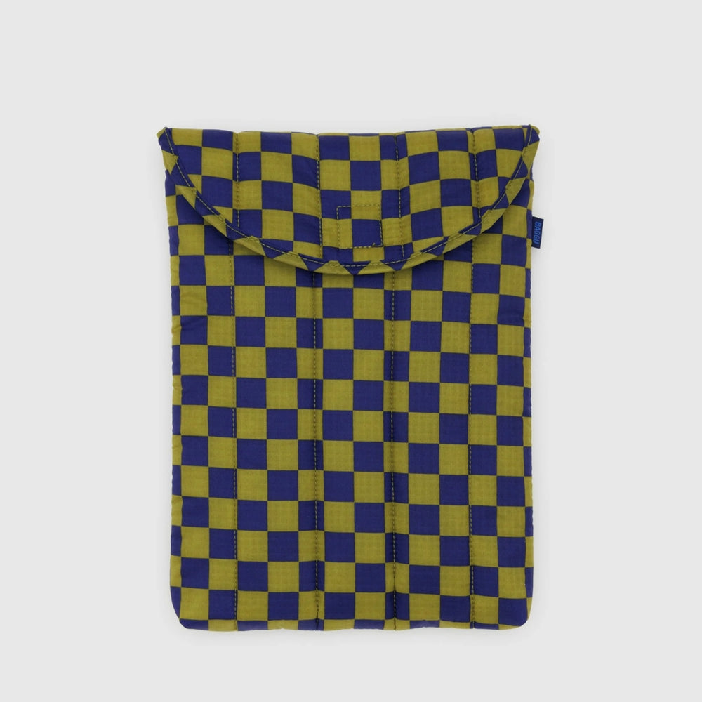 
                      
                        Puffy Laptop Sleeve - Pear Navy Check
                      
                    