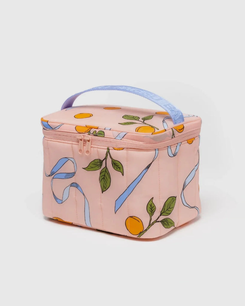 Puffy Lunch Bag - Apricots & Ribbons [PRE ORDER]