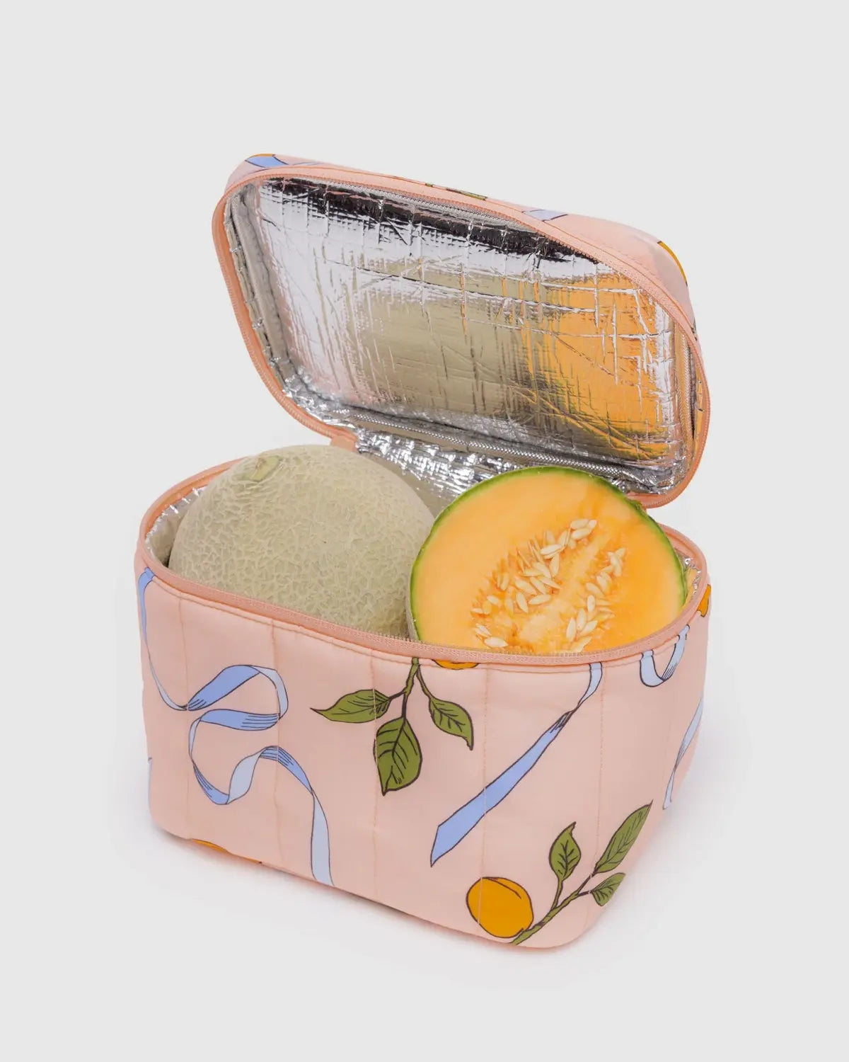 Puffy Lunch Bag - Apricots & Ribbons [PRE ORDER]