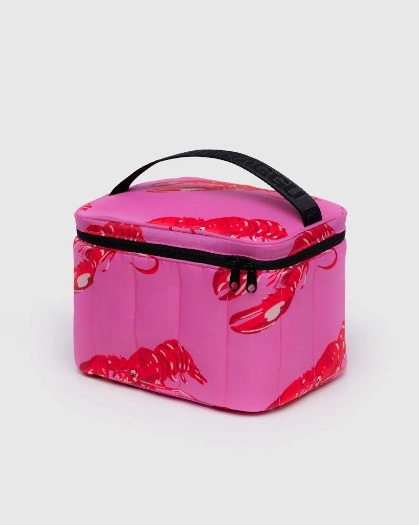 Puffy Lunch Bag - Pink Lobster [PRE ORDER]