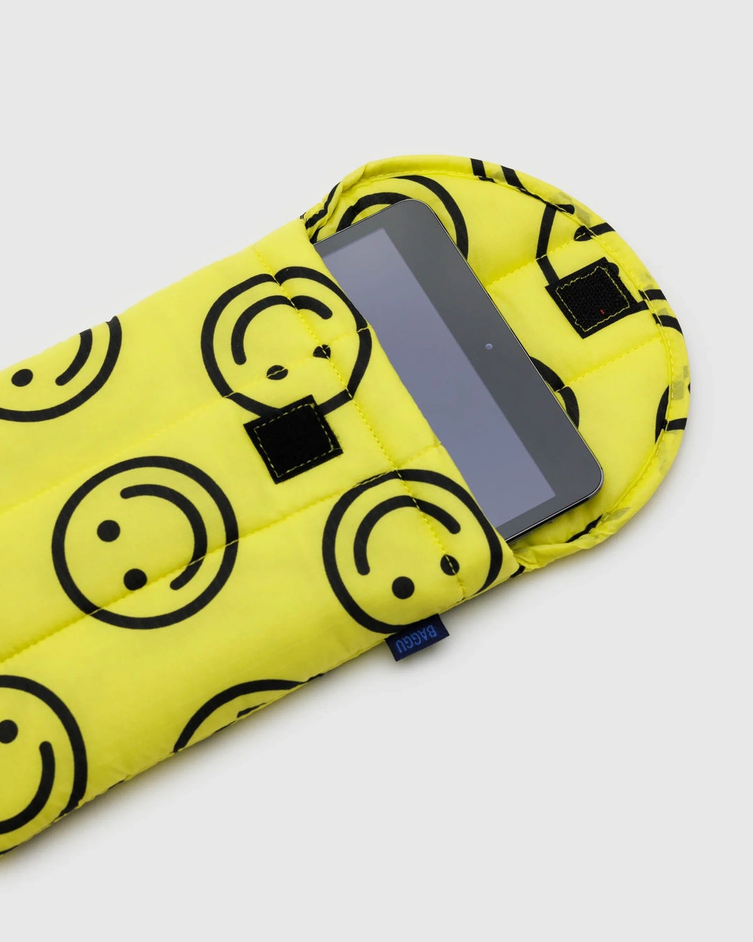 Puffy Tablet Case - Yellow Happy