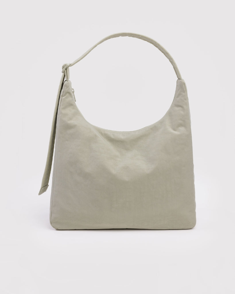Nylon Shoulder Bag - Celadon