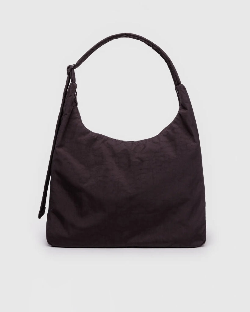 Nylon Shoulder Bag - Chocolate Plum [PRE ORDER]