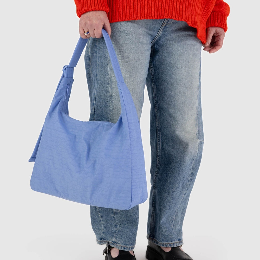 Nylon Shoulder Bag - Cornflower