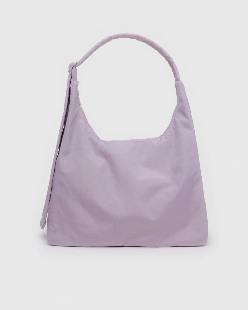 Nylon Shoulder Bag - Dusty Pink