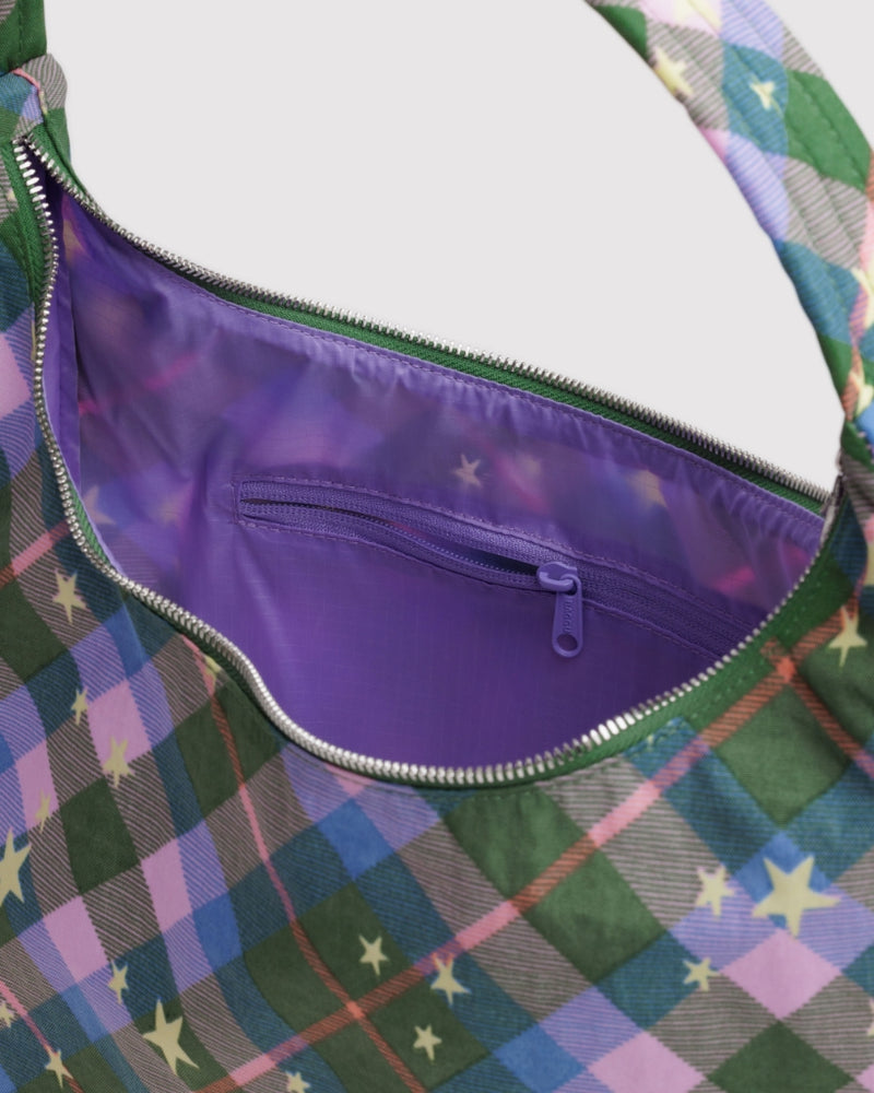 
                      
                        Nylon Shoulder Bag - Green Star Plaid [PRE ORDER]
                      
                    