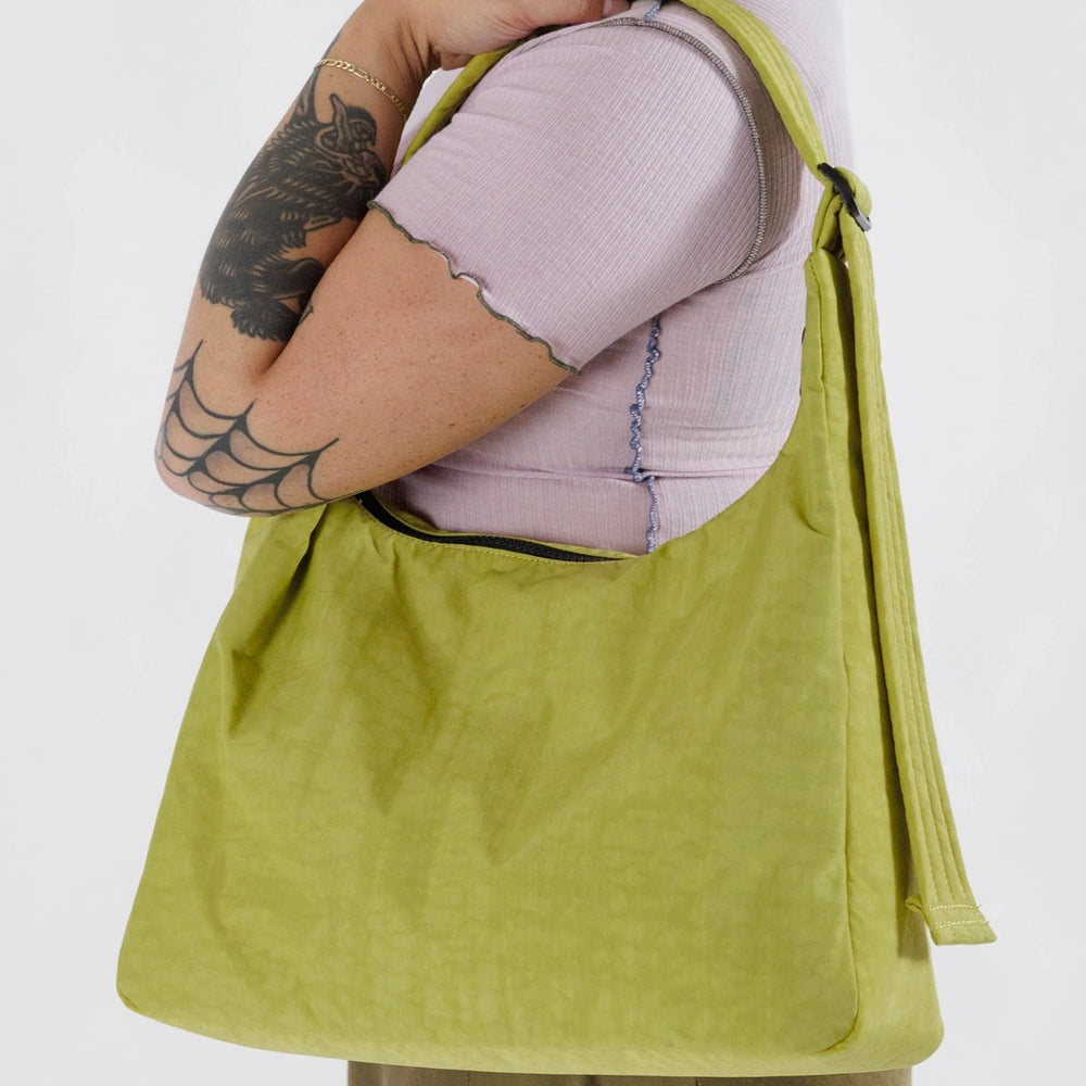 Nylon Shoulder Bag - Lemongrass