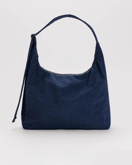 Nylon Shoulder Bag - Navy