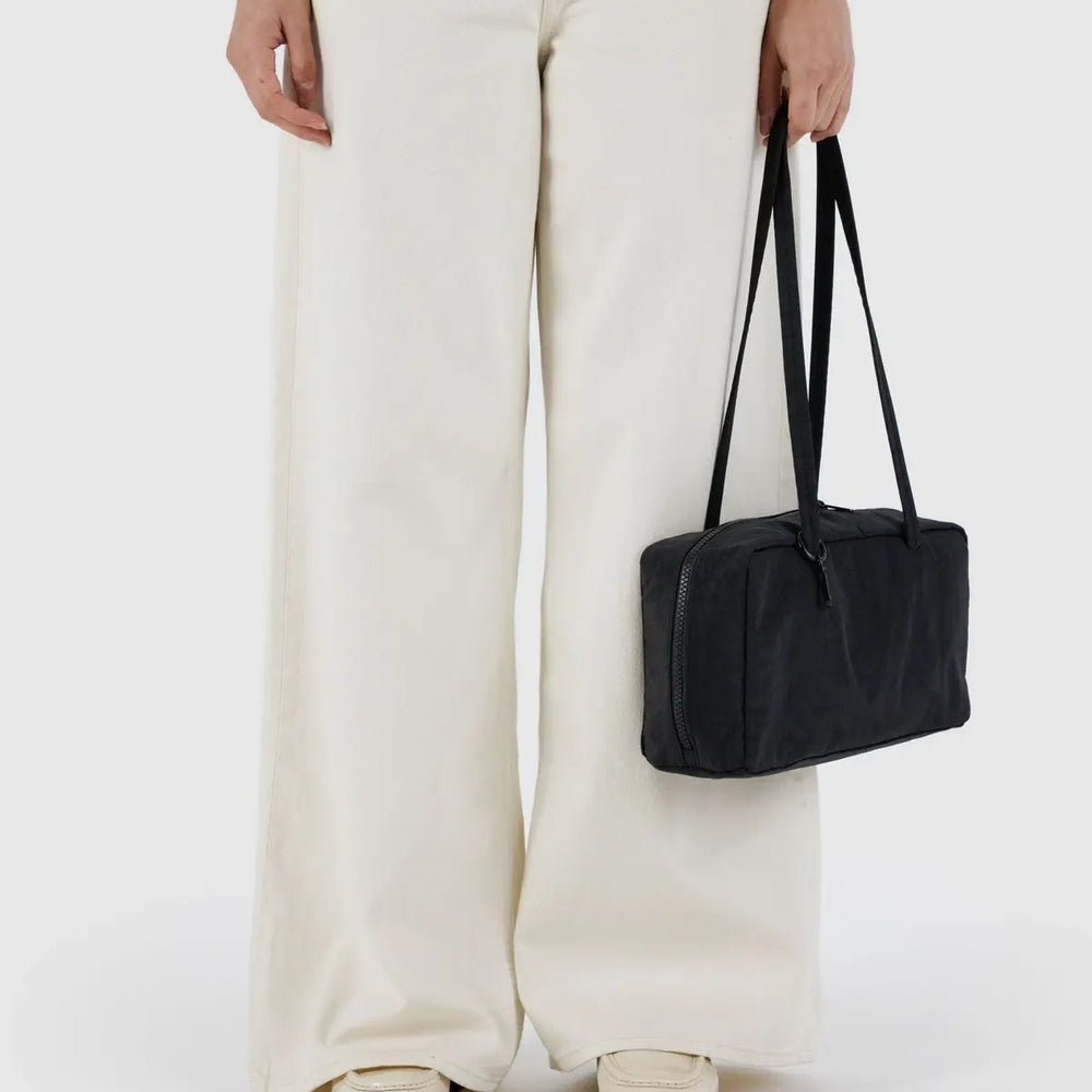 Small Nylon Bowler Bag - Black [PRE ORDER]